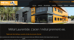 Desktop Screenshot of metal-laurentide.com